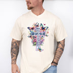 God Says You Are Butterfly Colorful Design - Christianity Unisex Crewneck T-Shirt Sweatshirt Hoodie