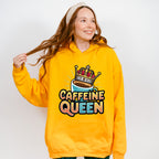 Caffeine Queen Blue Design - Coffee Unisex Crewneck T-Shirt Sweatshirt Hoodie