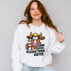 Drink Coffee Do Stupid Things Faster - Coffee Unisex Crewneck T-Shirt Sweatshirt Hoodie
