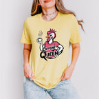 Caffeine Queen Pink Design - Coffee Unisex Crewneck T-Shirt Sweatshirt Hoodie