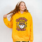 Caffeine Queen Cup Design - Coffee Unisex Crewneck T-Shirt Sweatshirt Hoodie