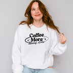 Coffee More Worry Less - Coffee Unisex Crewneck T-Shirt Sweatshirt Hoodie