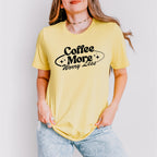 Coffee More Worry Less - Coffee Unisex Crewneck T-Shirt Sweatshirt Hoodie