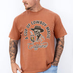 A Cup Of Cowboy Magic - Coffee Unisex Crewneck T-Shirt Sweatshirt Hoodie