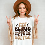 My Blood Type Is Coffee - Coffee Unisex Crewneck T-Shirt Sweatshirt Hoodie