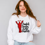 Crawfish Season Is My Favorite - Crawfish Unisex Crewneck T-Shirt Sweatshirt Hoodie