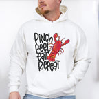 Pinch Peel Eat Repeat - Crawfish Unisex Crewneck T-Shirt Sweatshirt Hoodie