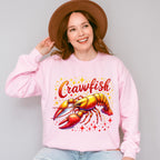 Crawfish Glitter Design - Crawfish Unisex Crewneck T-Shirt Sweatshirt Hoodie