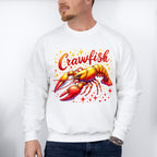 Crawfish Glitter Design - Crawfish Unisex Crewneck T-Shirt Sweatshirt Hoodie
