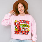 Pinch Peel Eat Repeat Crawfish - Crawfish Unisex Crewneck T-Shirt Sweatshirt Hoodie