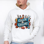 Chillin Grilling Design - BBQ Unisex Crewneck T-Shirt Sweatshirt Hoodie