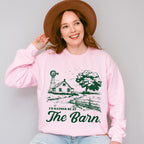 I'd Rather Be At The Barn - Farmer Unisex Crewneck T-Shirt Sweatshirt Hoodie
