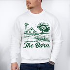 I'd Rather Be At The Barn - Farmer Unisex Crewneck T-Shirt Sweatshirt Hoodie