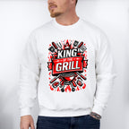 King Of The Grill Design - BBQ Unisex Crewneck T-Shirt Sweatshirt Hoodie