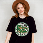 Farm Wife Green Circular Design - Farmer Unisex Crewneck T-Shirt Sweatshirt Hoodie