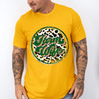 Farm Wife Green Circular Design - Farmer Unisex Crewneck T-Shirt Sweatshirt Hoodie