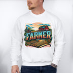 Farmer Vintage Design - Farmer Unisex Crewneck T-Shirt Sweatshirt Hoodie