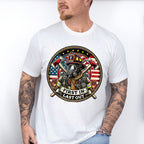 First In Last Out Circular Design - Firefighter Unisex Crewneck T-Shirt Sweatshirt Hoodie