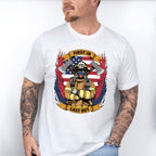 First In Last Out Firefighter Design - Firefighter Unisex Crewneck T-Shirt Sweatshirt Hoodie