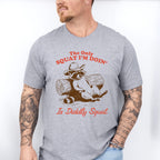 Diddly Squat Raccoon Design - Funny Unisex Crewneck T-Shirt Sweatshirt Hoodie