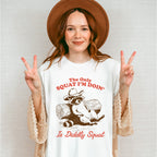 Diddly Squat Raccoon Design - Funny Unisex Crewneck T-Shirt Sweatshirt Hoodie