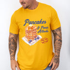 Pancakes And Panic Attacks - Funny Unisex Crewneck T-Shirt Sweatshirt Hoodie