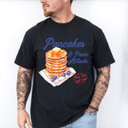 Pancakes And Panic Attacks - Funny Unisex Crewneck T-Shirt Sweatshirt Hoodie