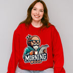 Morning Wood - Funny Unisex Crewneck T-Shirt Sweatshirt Hoodie