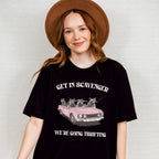 Get In Scavenger We're Going Thrifting - Funny Unisex Crewneck T-Shirt Sweatshirt Hoodie