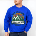 Out Of Breath Hiking Society - Hiking Unisex Crewneck T-Shirt Sweatshirt Hoodie