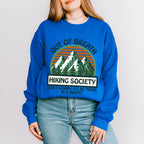 Out Of Breath Hiking Society - Hiking Unisex Crewneck T-Shirt Sweatshirt Hoodie