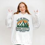 Out Of Breath Hiking Society - Hiking Unisex Crewneck T-Shirt Sweatshirt Hoodie