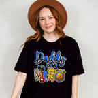 Daddy Is My Hero - Police Unisex Crewneck T-Shirt Sweatshirt Hoodie