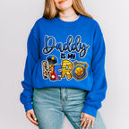 Daddy Is My Hero - Police Unisex Crewneck T-Shirt Sweatshirt Hoodie