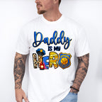 Daddy Is My Hero - Police Unisex Crewneck T-Shirt Sweatshirt Hoodie