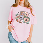 Heart Vinyls Design - Valentine's Day Unisex Crewneck T-Shirt Sweatshirt Hoodie
