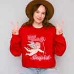 Not Today Cupid Eros Design - Valentine's Day Unisex Crewneck T-Shirt Sweatshirt Hoodie