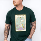 Aquarius Tarot Card - Zodiacs & Horoscopes Unisex Crewneck T-Shirt Sweatshirt Hoodie