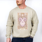 Aries Tarot Card - Zodiacs & Horoscopes Unisex Crewneck T-Shirt Sweatshirt Hoodie