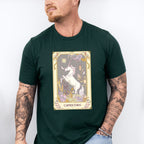 Capricorn Tarot Card - Zodiacs & Horoscopes Unisex Crewneck T-Shirt Sweatshirt Hoodie
