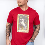 Capricorn Tarot Card - Zodiacs & Horoscopes Unisex Crewneck T-Shirt Sweatshirt Hoodie