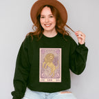 Leo Tarot Card - Zodiacs & Horoscopes Unisex Crewneck T-Shirt Sweatshirt Hoodie