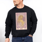 Leo Tarot Card - Zodiacs & Horoscopes Unisex Crewneck T-Shirt Sweatshirt Hoodie