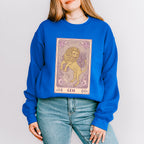Leo Tarot Card - Zodiacs & Horoscopes Unisex Crewneck T-Shirt Sweatshirt Hoodie