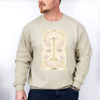 Libra Tarot Card - Zodiacs & Horoscopes Unisex Crewneck T-Shirt Sweatshirt Hoodie