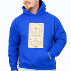 Libra Tarot Card - Zodiacs & Horoscopes Unisex Crewneck T-Shirt Sweatshirt Hoodie
