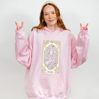Pisces Tarot Card - Zodiacs & Horoscopes Unisex Crewneck T-Shirt Sweatshirt Hoodie