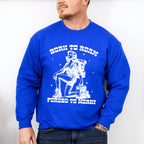 Born To Roam Forced To Work Lady Design - Hiking Unisex Crewneck T-Shirt Sweatshirt Hoodie