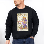 Sagittarius Tarot Card - Zodiacs & Horoscopes Unisex Crewneck T-Shirt Sweatshirt Hoodie