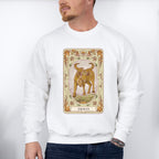 Taurus Tarot Card - Zodiacs & Horoscopes Unisex Crewneck T-Shirt Sweatshirt Hoodie